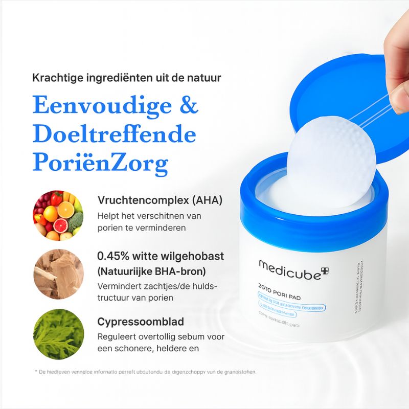 Medicube - AHA/BHA pads poriëncontrole