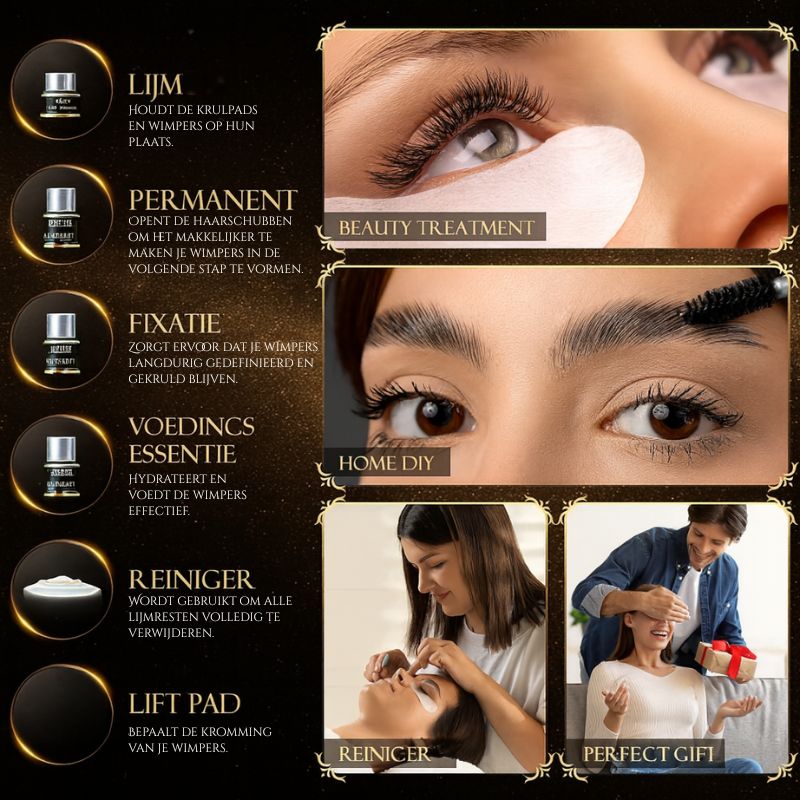 Luneo – Lash & Brow Lift Kit voor volle, gelifte wenkbrauwen