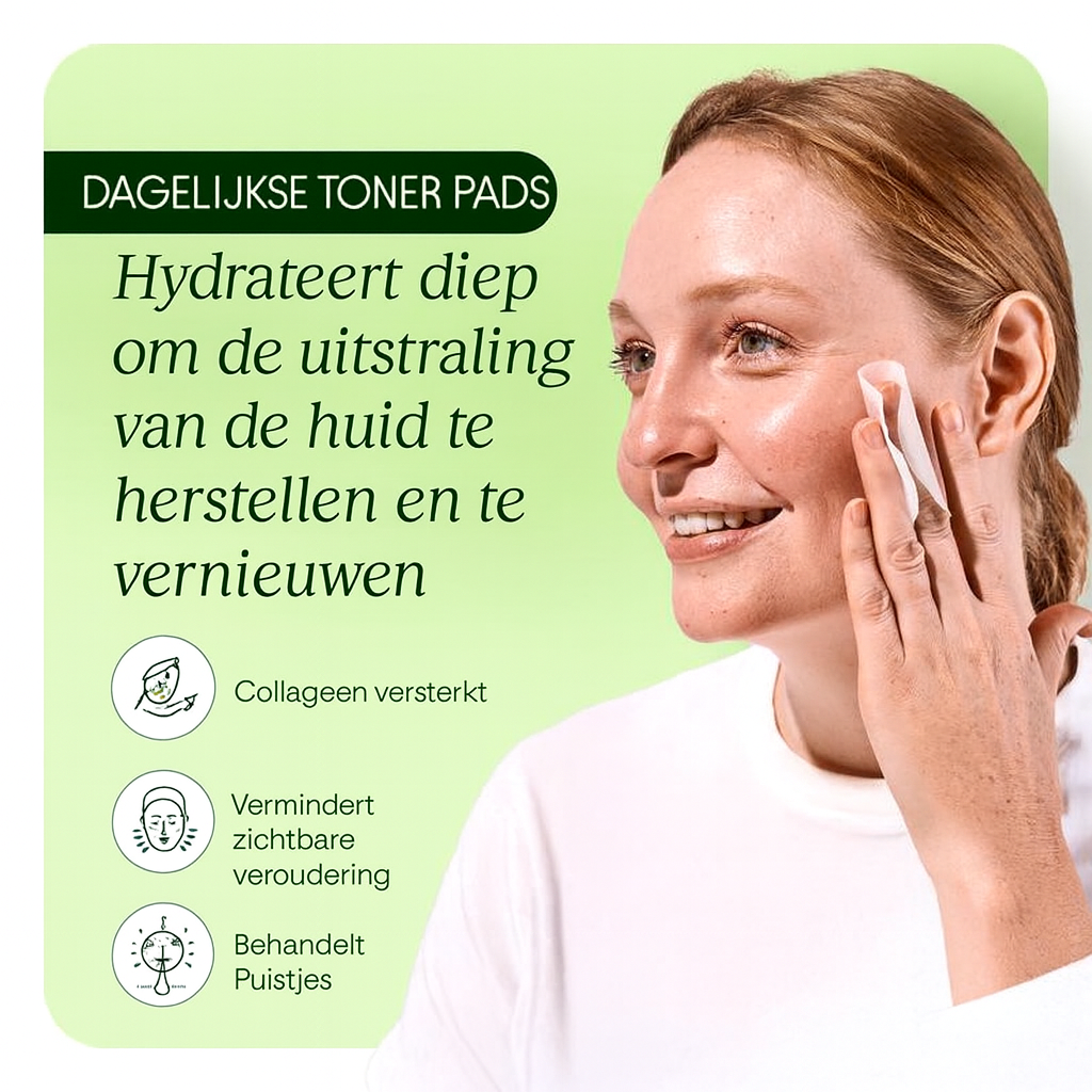 Jiyu - Anti aging tonerpads donkere vlekken & lijntjes (100 pads)