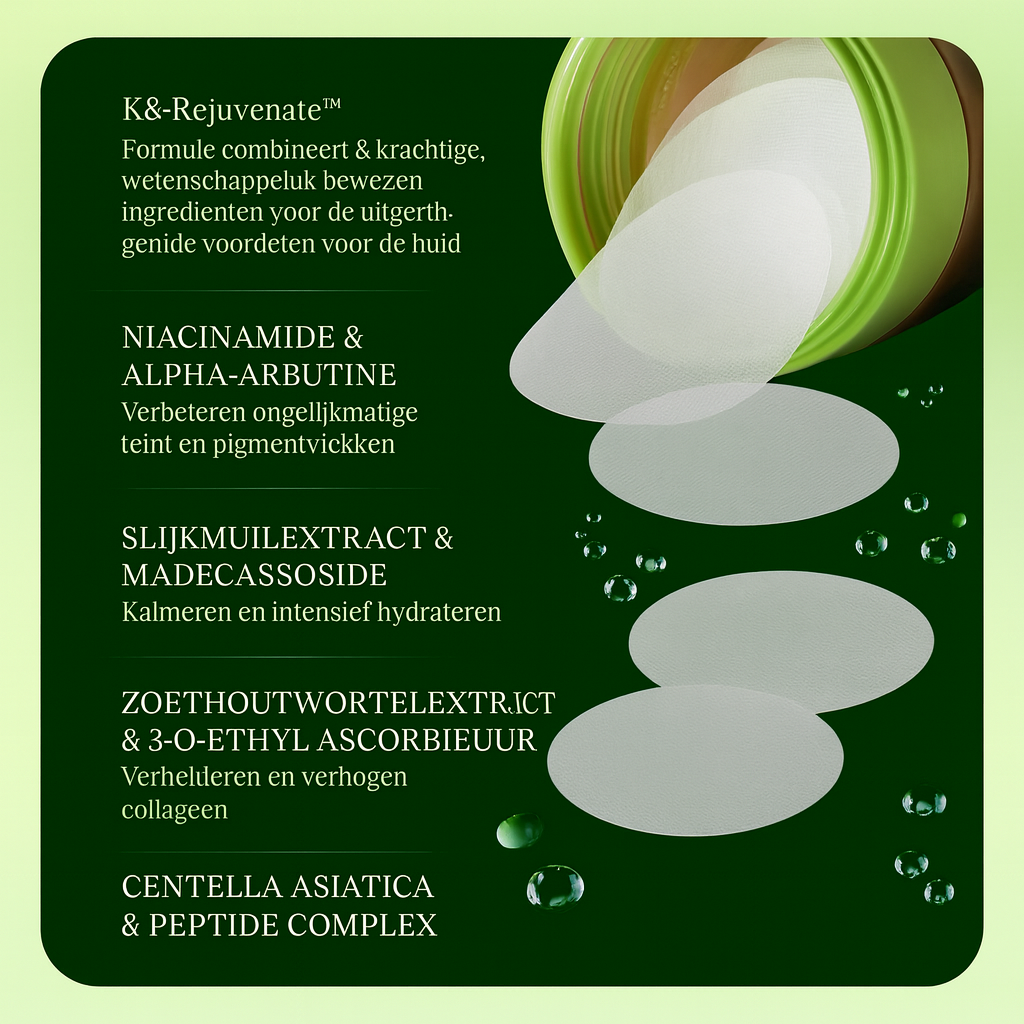 Jiyu - Anti aging tonerpads donkere vlekken & lijntjes