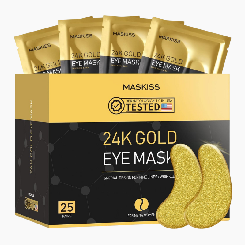 24k - Gold Oogpatches wallen & donkere kringen