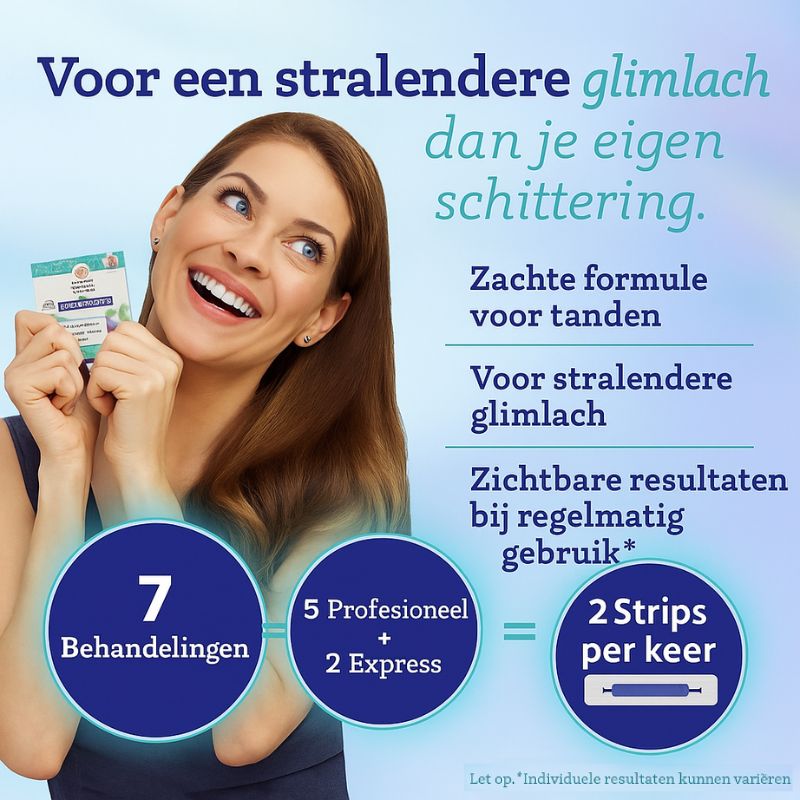 Guru Nanda – Kokos Whitening Strips voor wittere & gladdere tanden