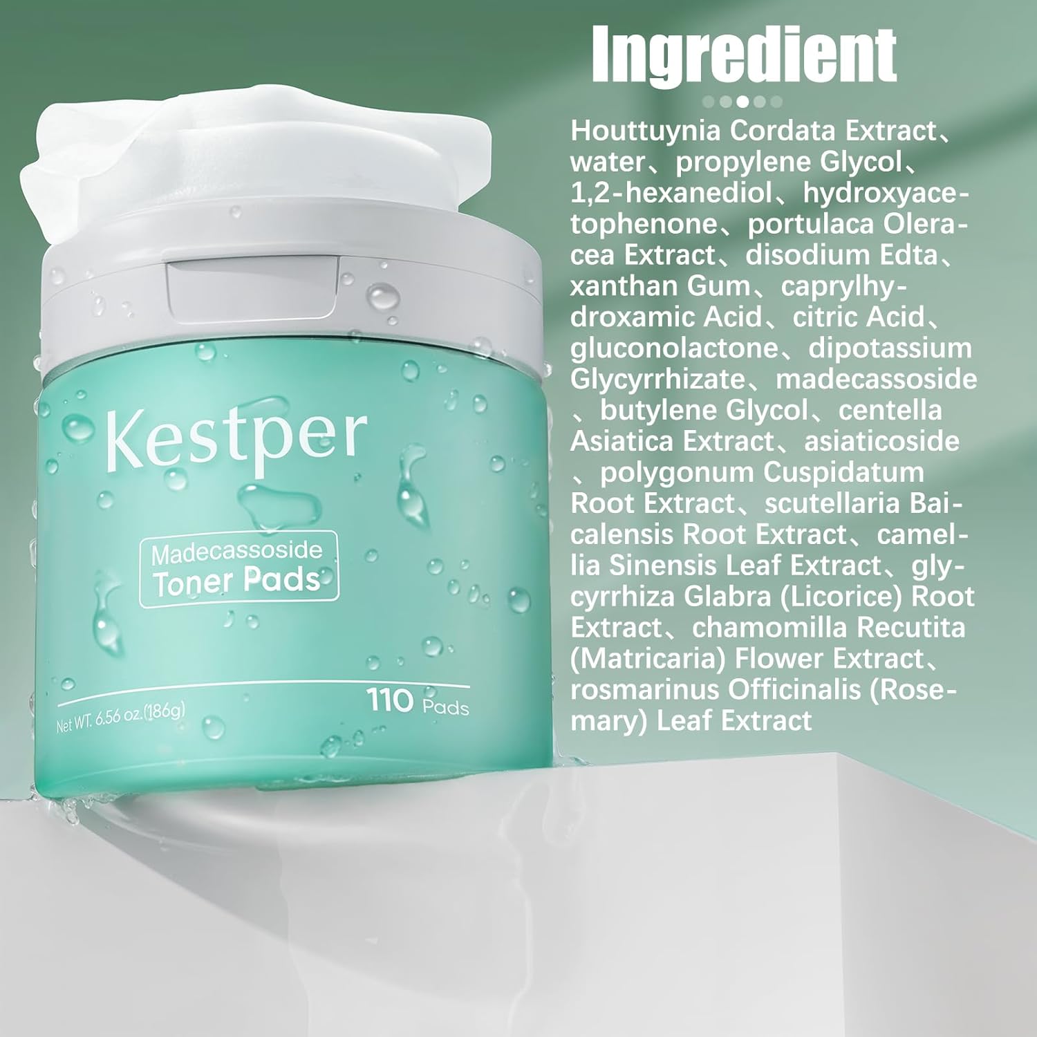 Kestper - Centella kalmerende pads roodheid & balans