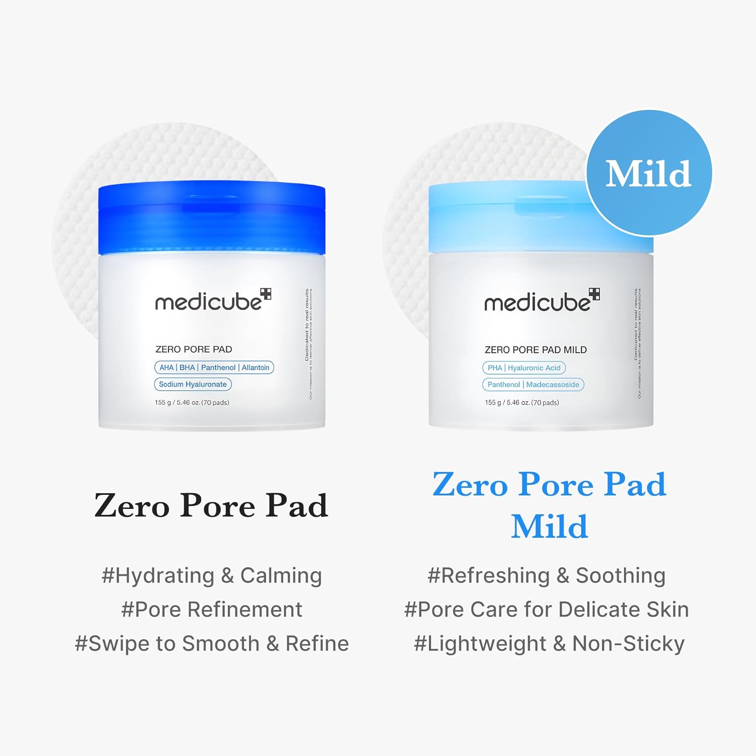 Medicube - AHA/BHA pads poriëncontrole