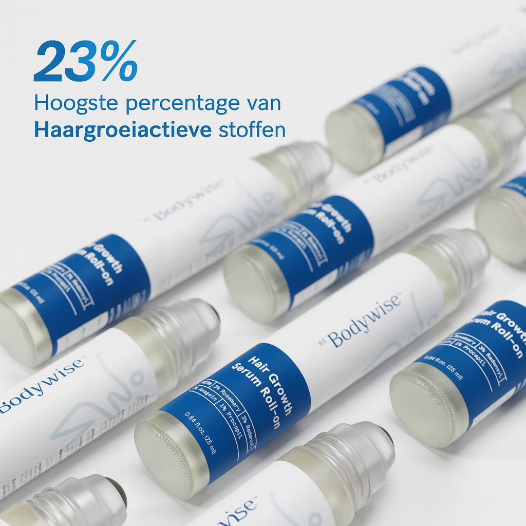Bodywise – Haargroei Serum Roll-on voor vol haar | 1 + 1 GRATIS